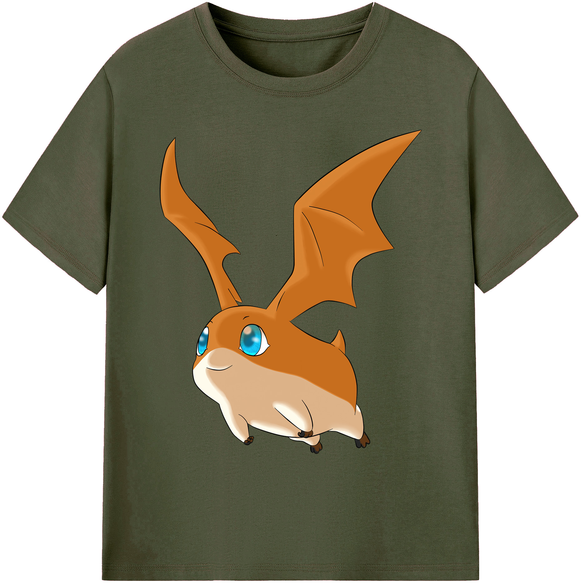 （画像用） Digimon デジタルモンスター/デジモン 綿100％ メンズ半袖Tシャツ｜肌触りやわらか＆通気性